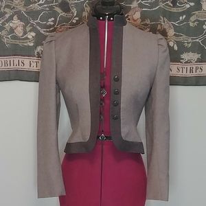 Vintage/Retro Tab Collar wool blend jacket